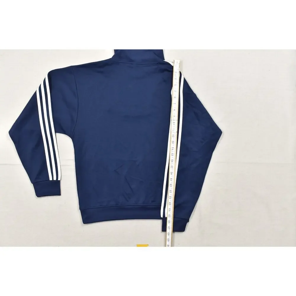 Adidas Originals Men's S Funnelneck TT Track Top Night Indigo Blue IZ4805 NWT